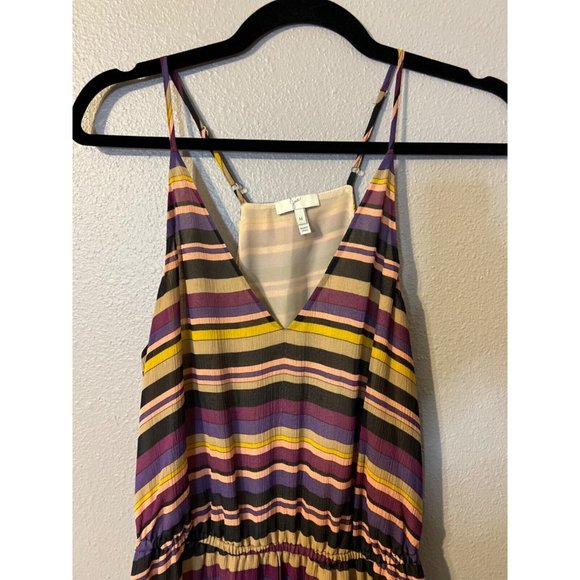 Joie Silk Maxi Jesbelle Dress M Medium Stripes - Picture 6 of 7